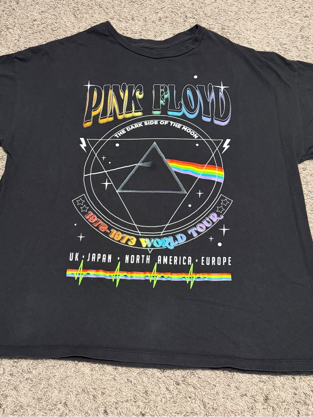 Pink Floyd Dark Side of the Moon 1972-73 World Tour T-Shirt Men’s S